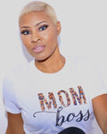 MOM BOSS "CHEETAH PRINT" T-SHIRT