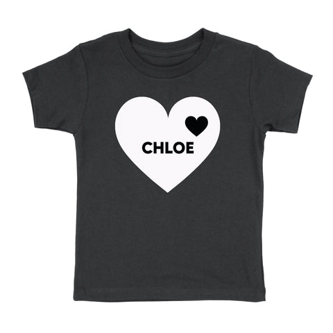 CUSTOM DOUBLE HEART T-SHIRT