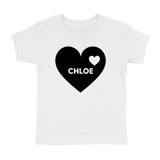 CUSTOM DOUBLE HEART T-SHIRT