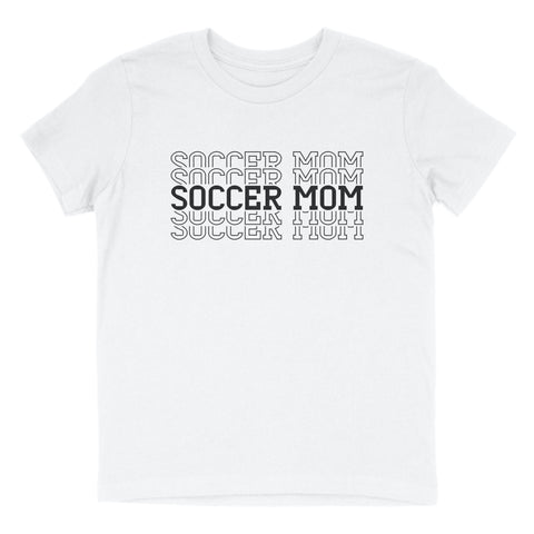 SOCCER MOM STACKED T-SHIRT