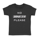 NO PICTURES PLEASE T-SHIRT (YOUTH)